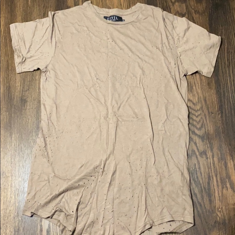 Distressed tee
